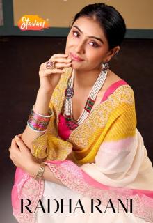Stavan radharani daily wear sarees wholesale
